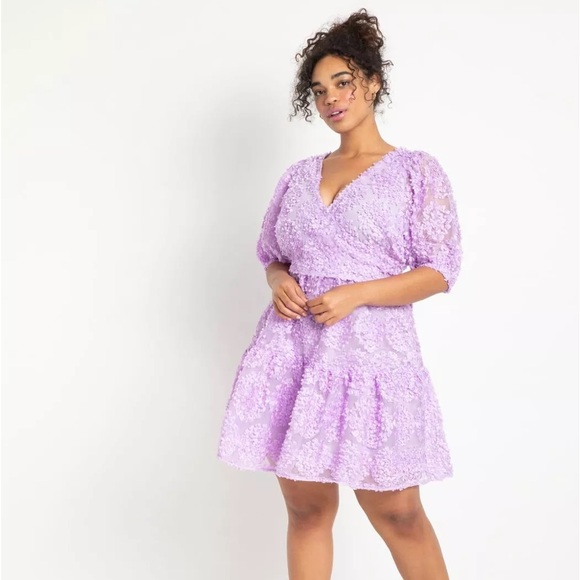 ELOQUII Sheer Dress size 24 - Picture 1 of 3